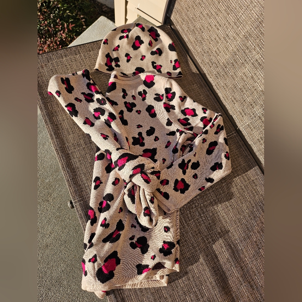 Chicos Leopard 3 piece sweater size 2 - Picture 12 of 15